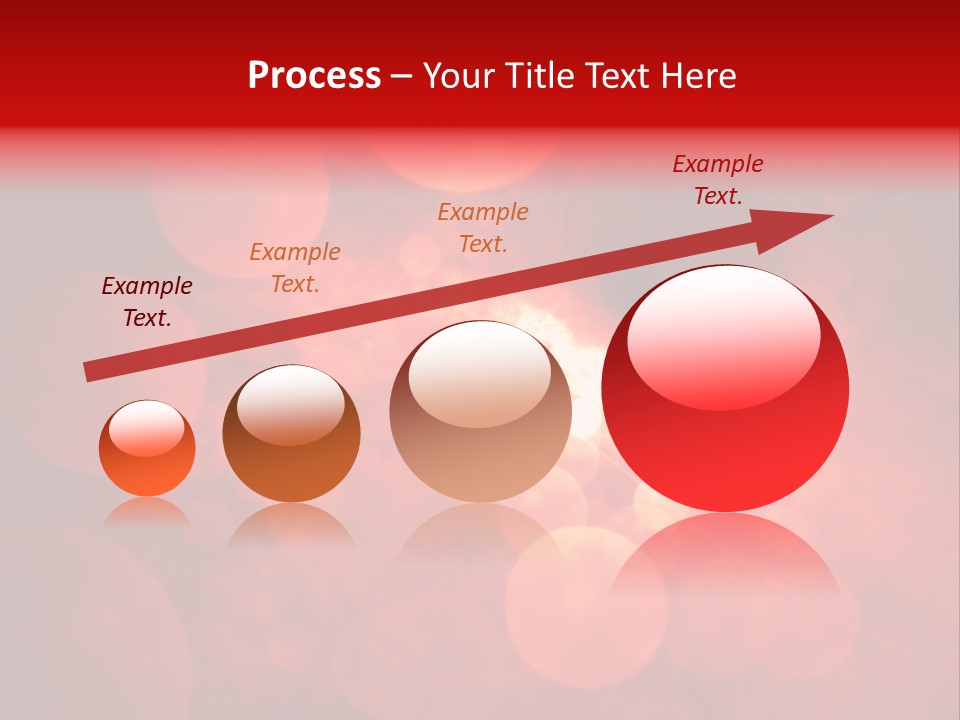 Red Bubbles PowerPoint Template