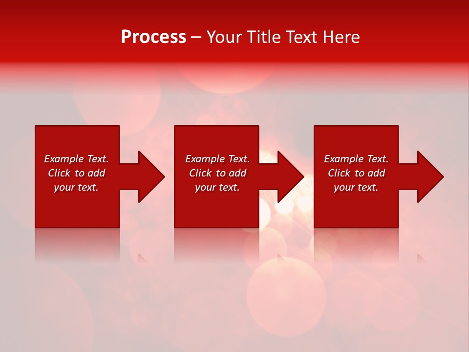 Red Bubbles PowerPoint Template