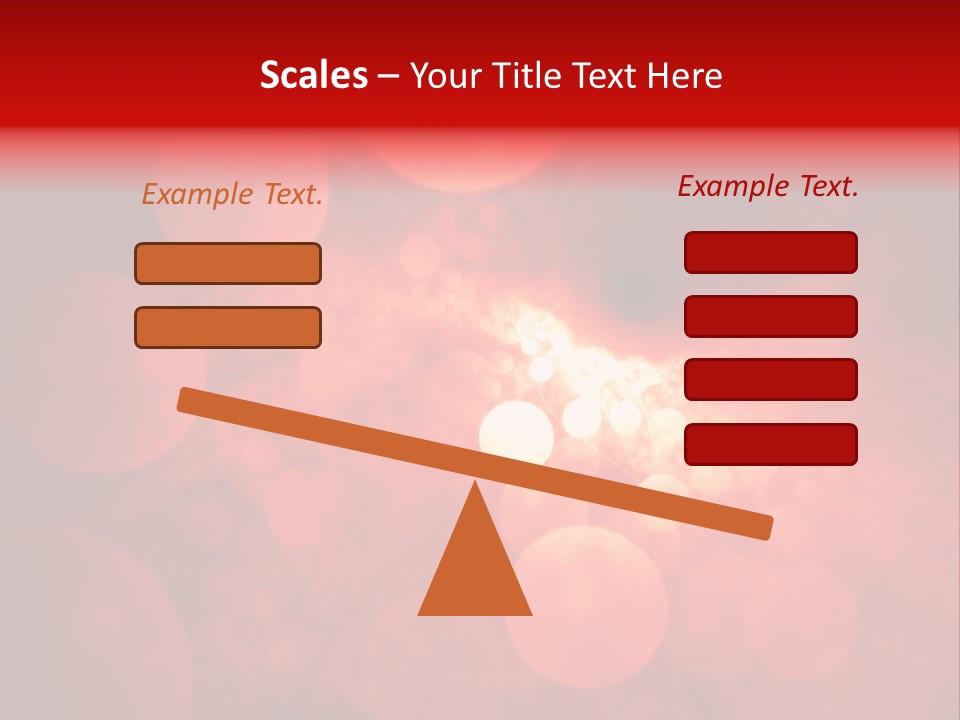 Red Bubbles PowerPoint Template