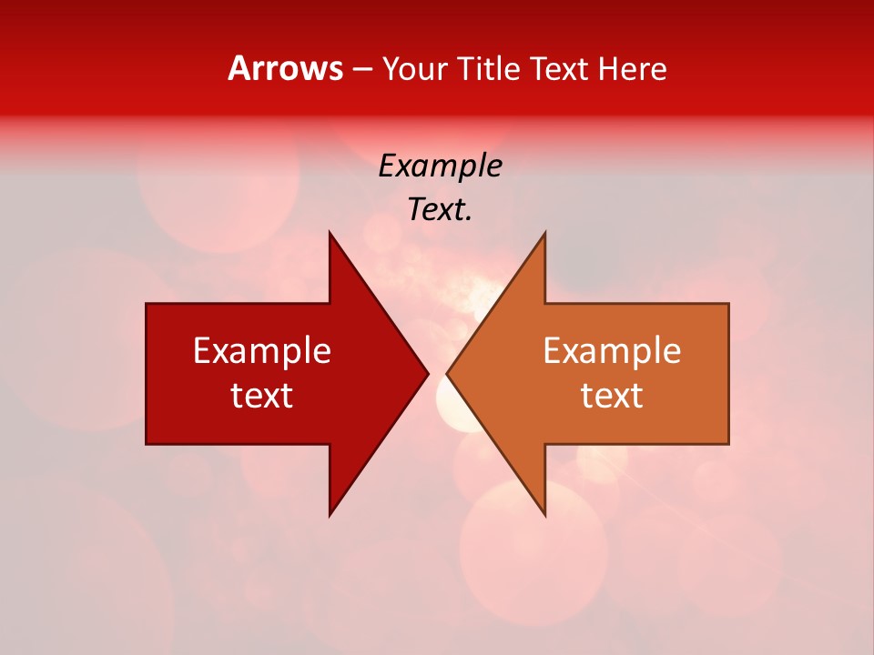 Red Bubbles PowerPoint Template