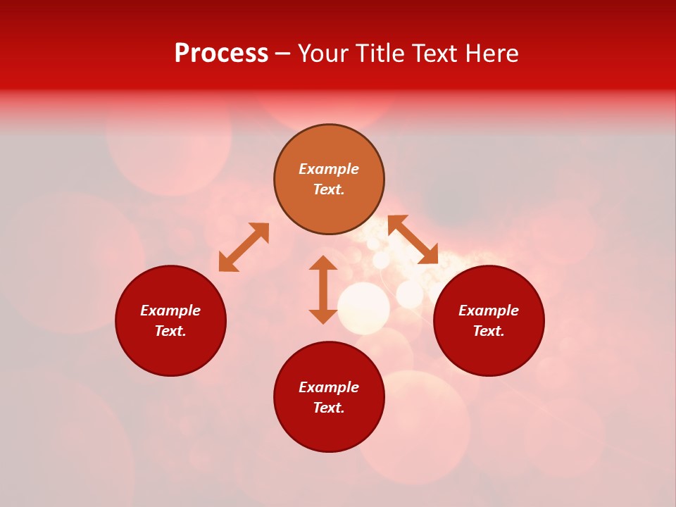 Red Bubbles PowerPoint Template