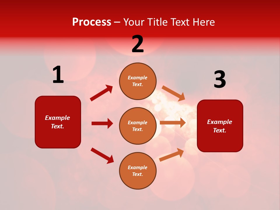 Red Bubbles PowerPoint Template