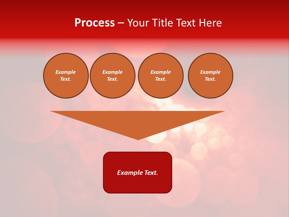 Red Bubbles PowerPoint Template