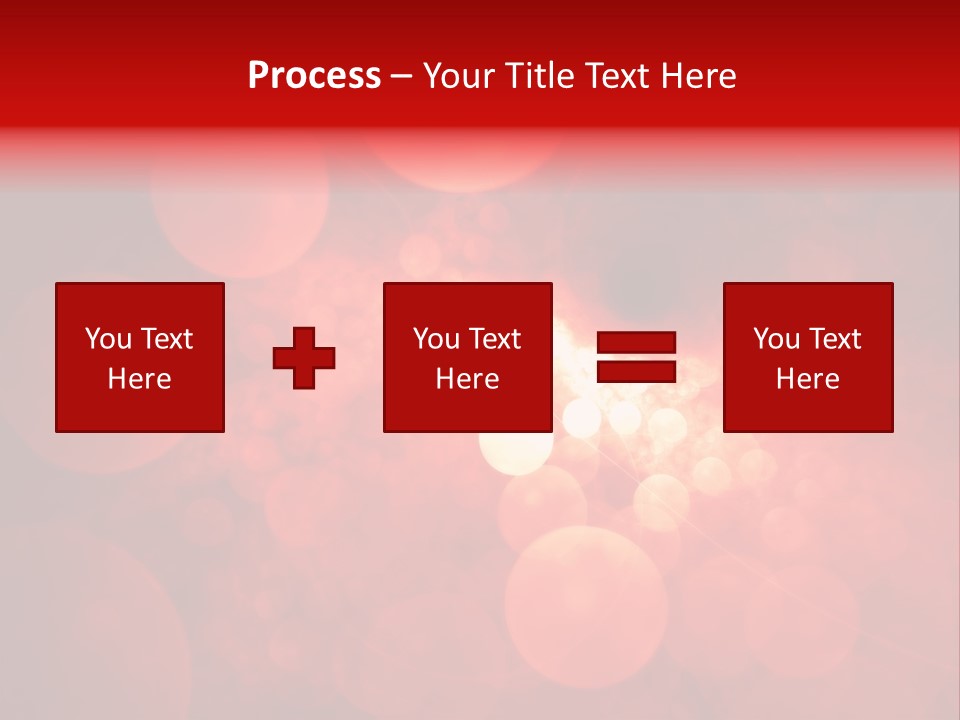 Red Bubbles PowerPoint Template