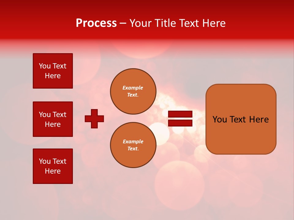 Red Bubbles PowerPoint Template