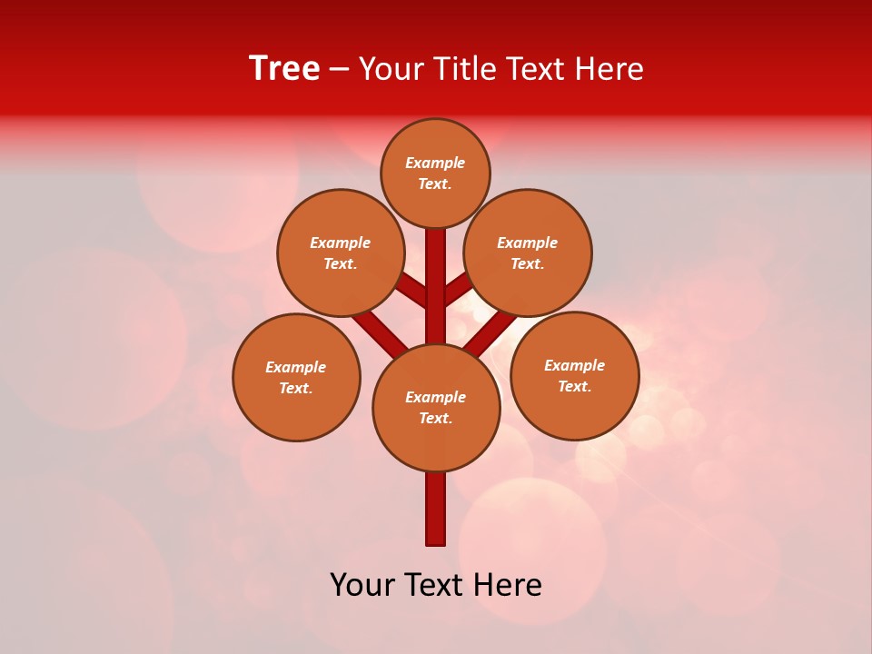 Red Bubbles PowerPoint Template