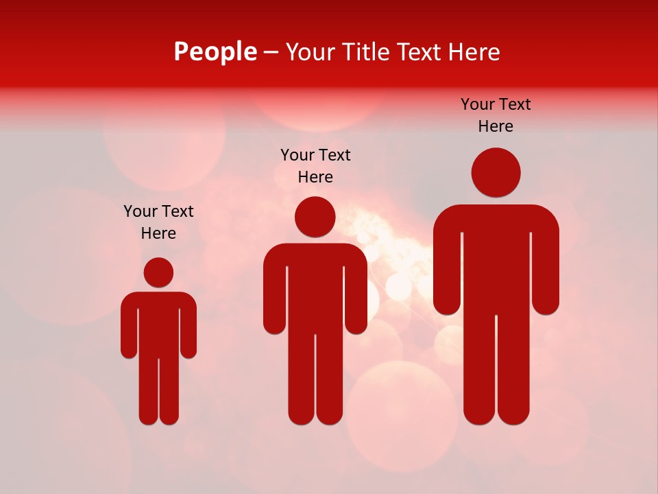 Red Bubbles PowerPoint Template