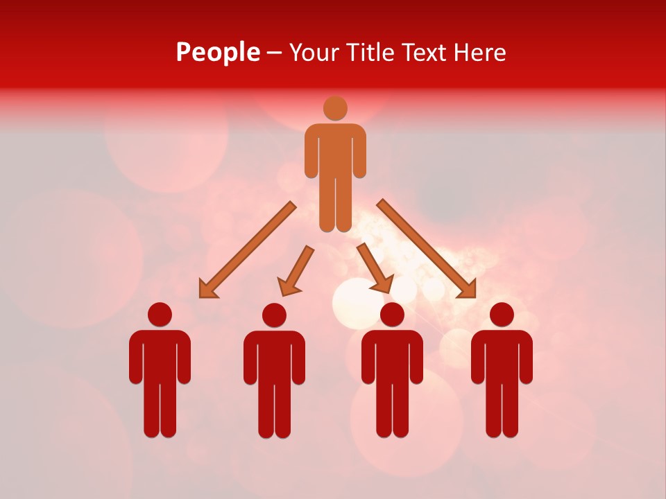 Red Bubbles PowerPoint Template