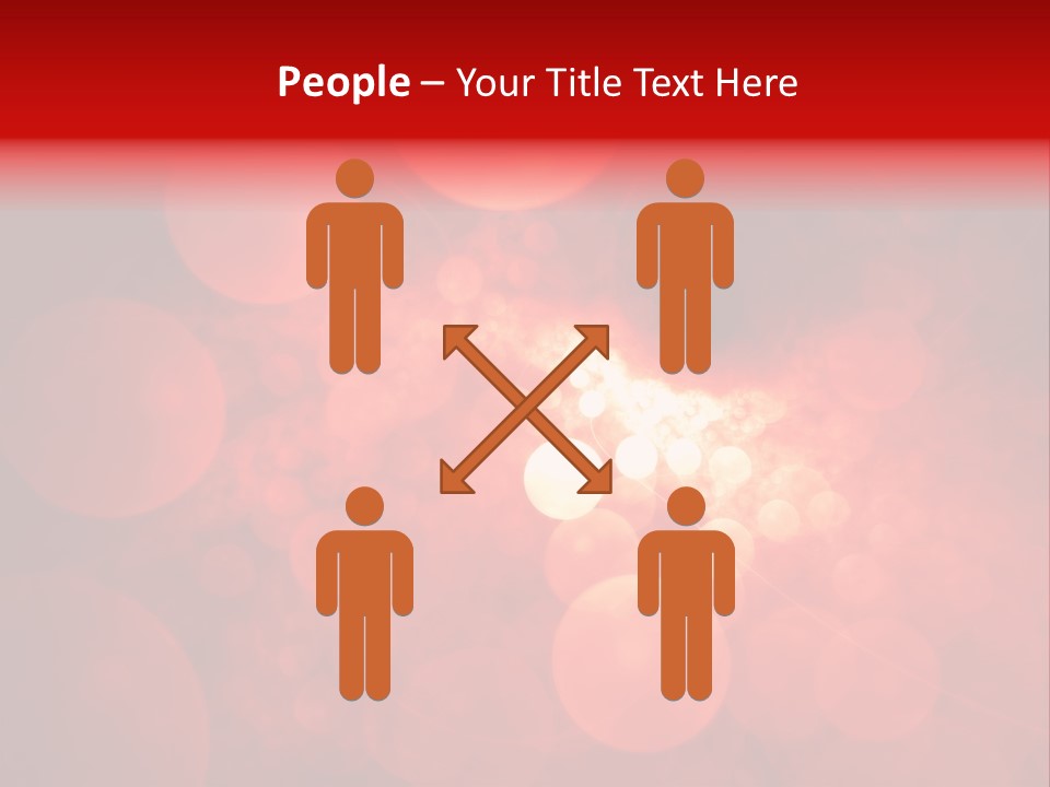 Red Bubbles PowerPoint Template