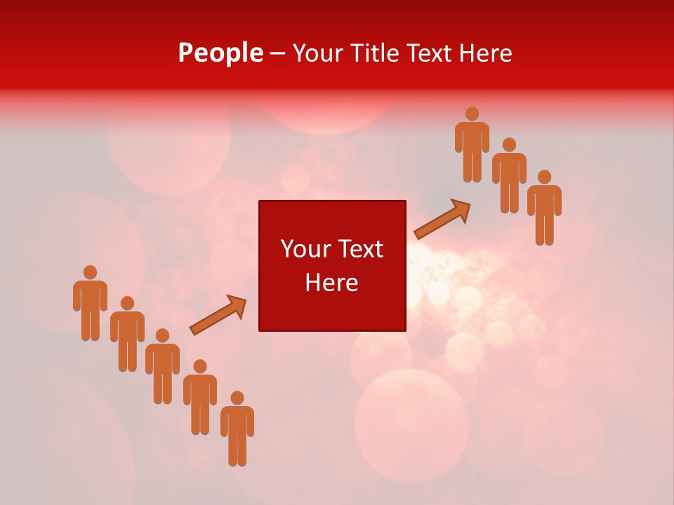 Red Bubbles PowerPoint Template