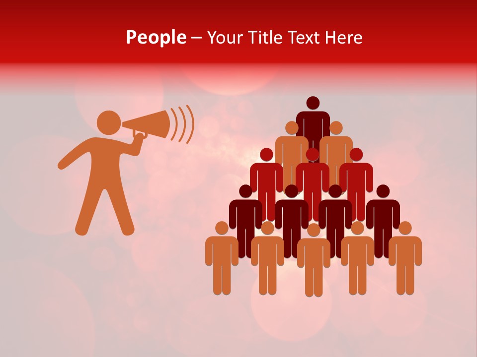Red Bubbles PowerPoint Template