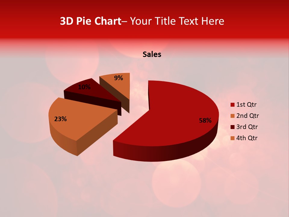 Red Bubbles PowerPoint Template