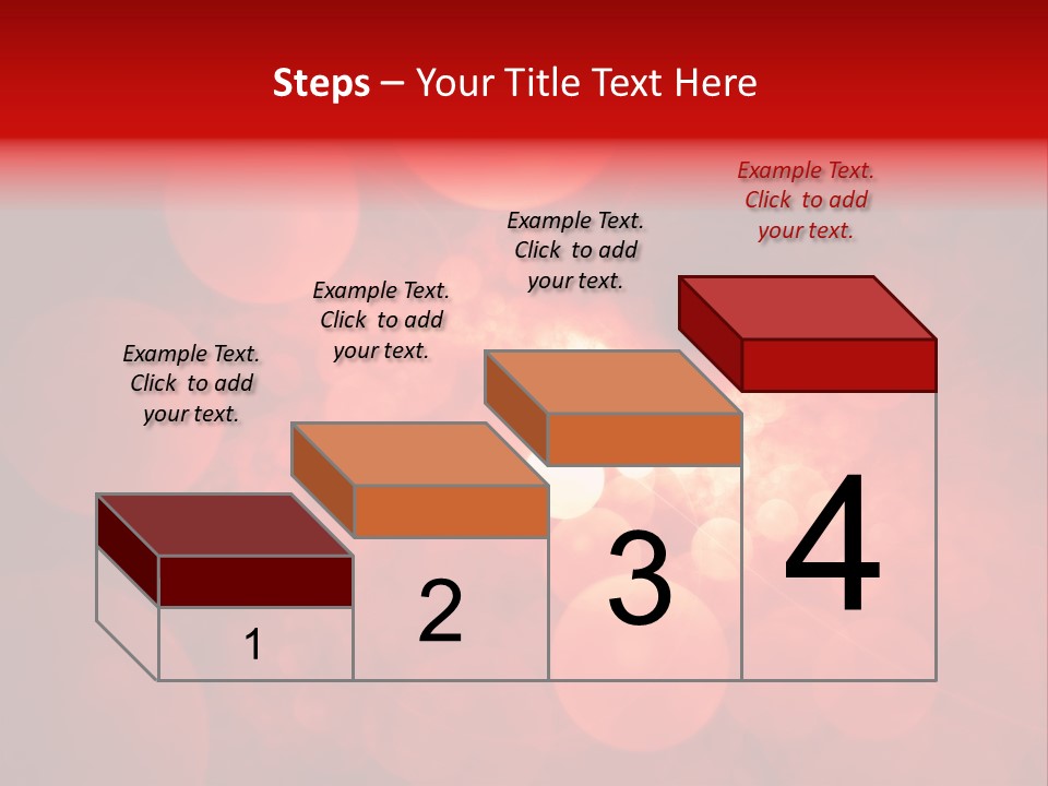 Red Bubbles PowerPoint Template