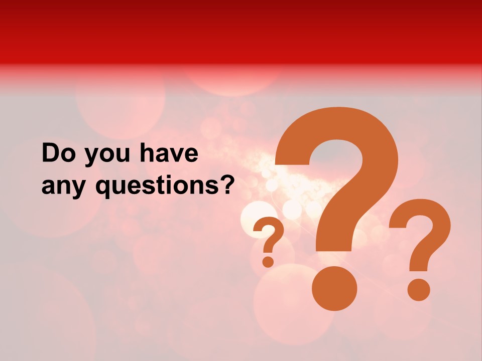 Red Bubbles PowerPoint Template