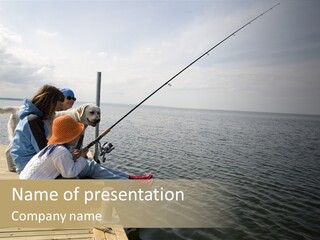 Family Fishing PowerPoint Template