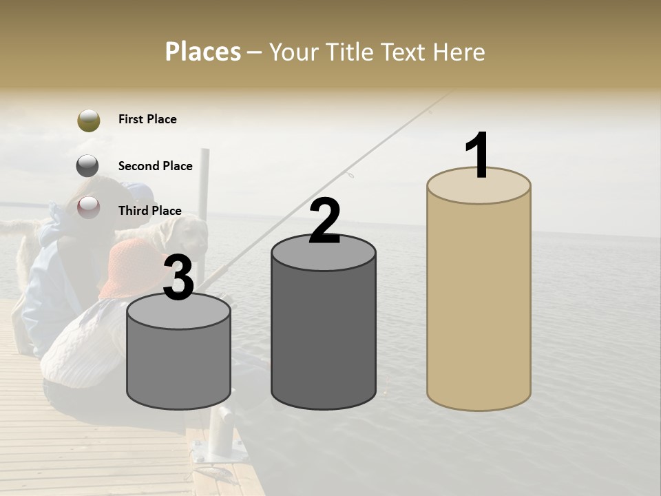 Family Fishing PowerPoint Template