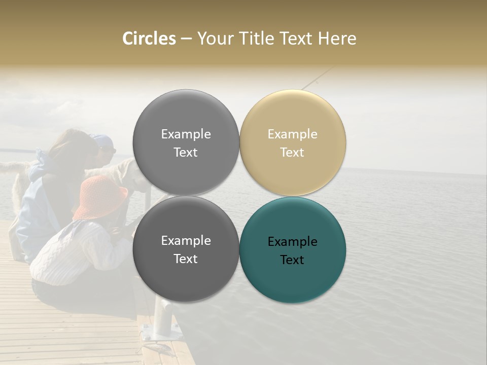 Family Fishing PowerPoint Template