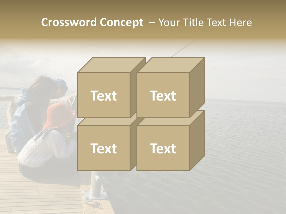 Family Fishing PowerPoint Template