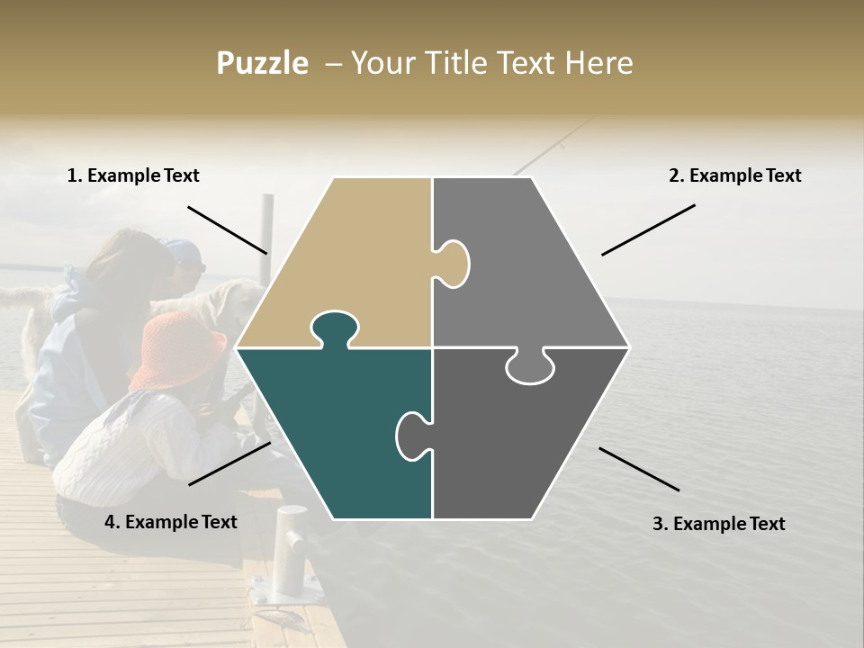 Family Fishing PowerPoint Template