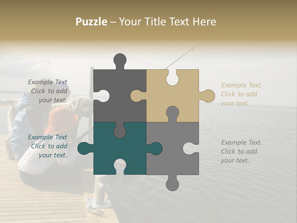 Family Fishing PowerPoint Template