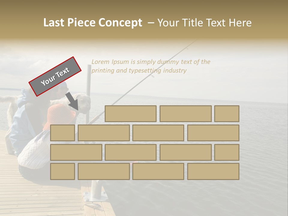 Family Fishing PowerPoint Template