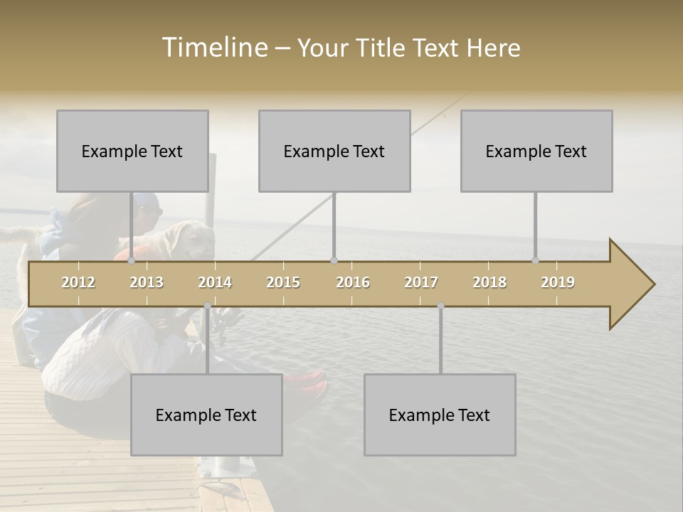 Family Fishing PowerPoint Template