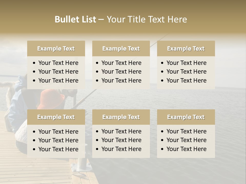 Family Fishing PowerPoint Template