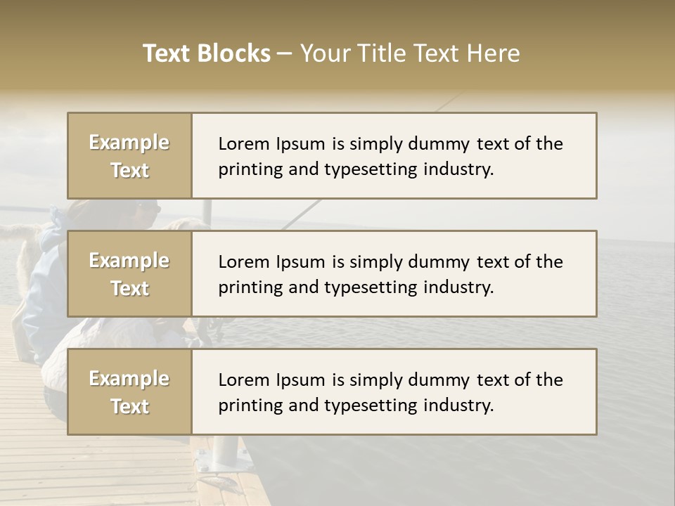 Family Fishing PowerPoint Template