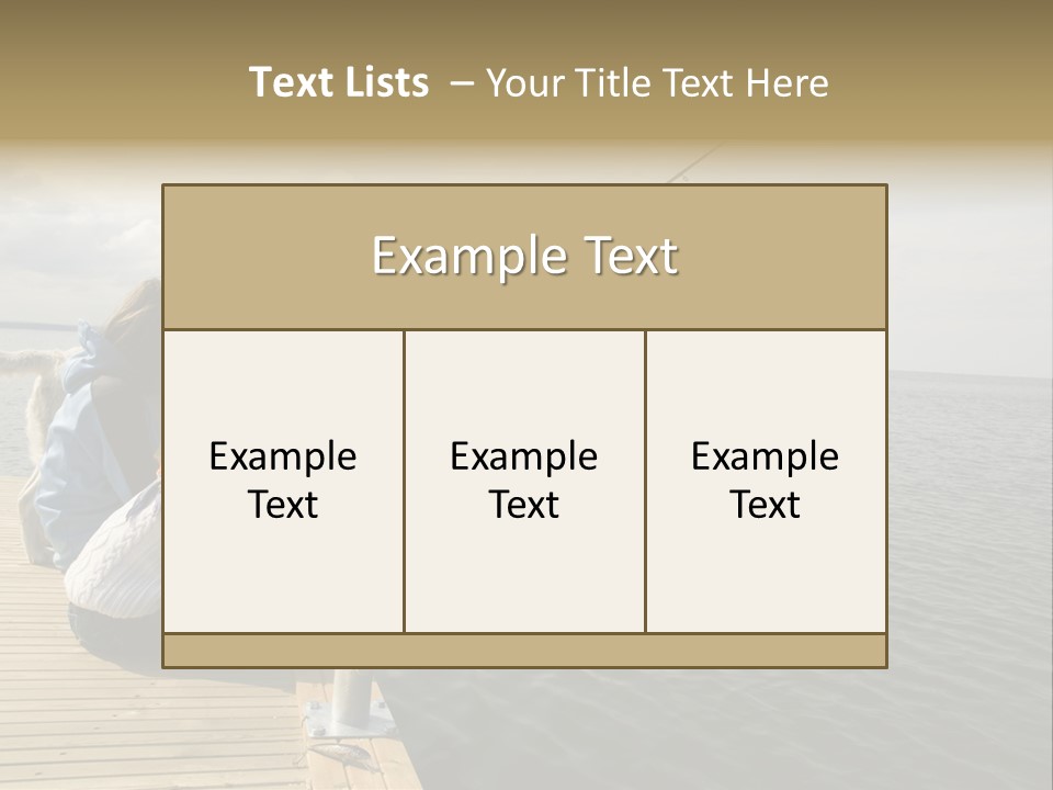 Family Fishing PowerPoint Template