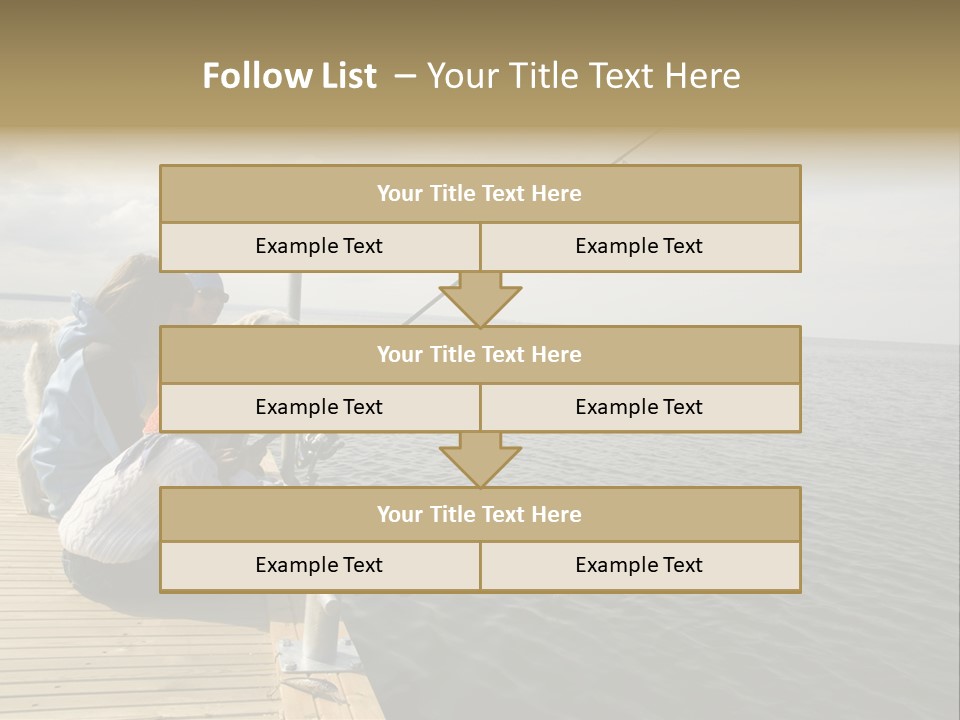 Family Fishing PowerPoint Template