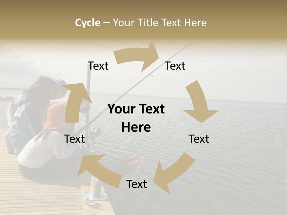 Family Fishing PowerPoint Template