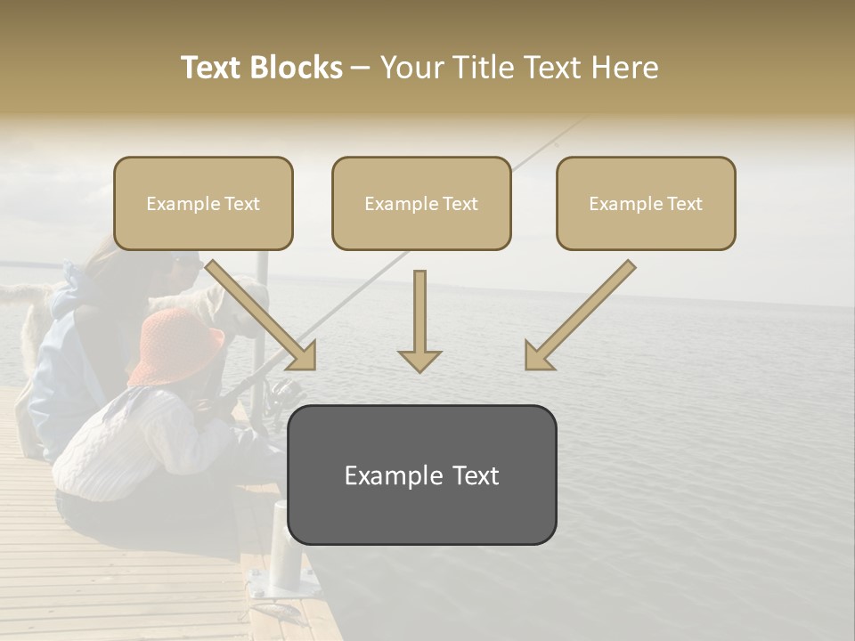 Family Fishing PowerPoint Template