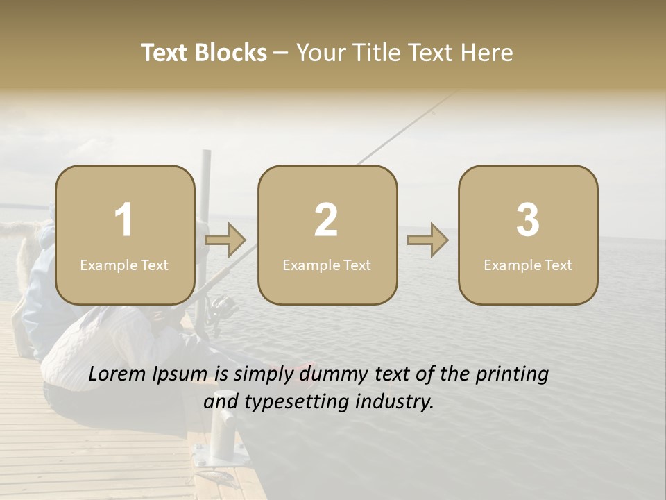 Family Fishing PowerPoint Template