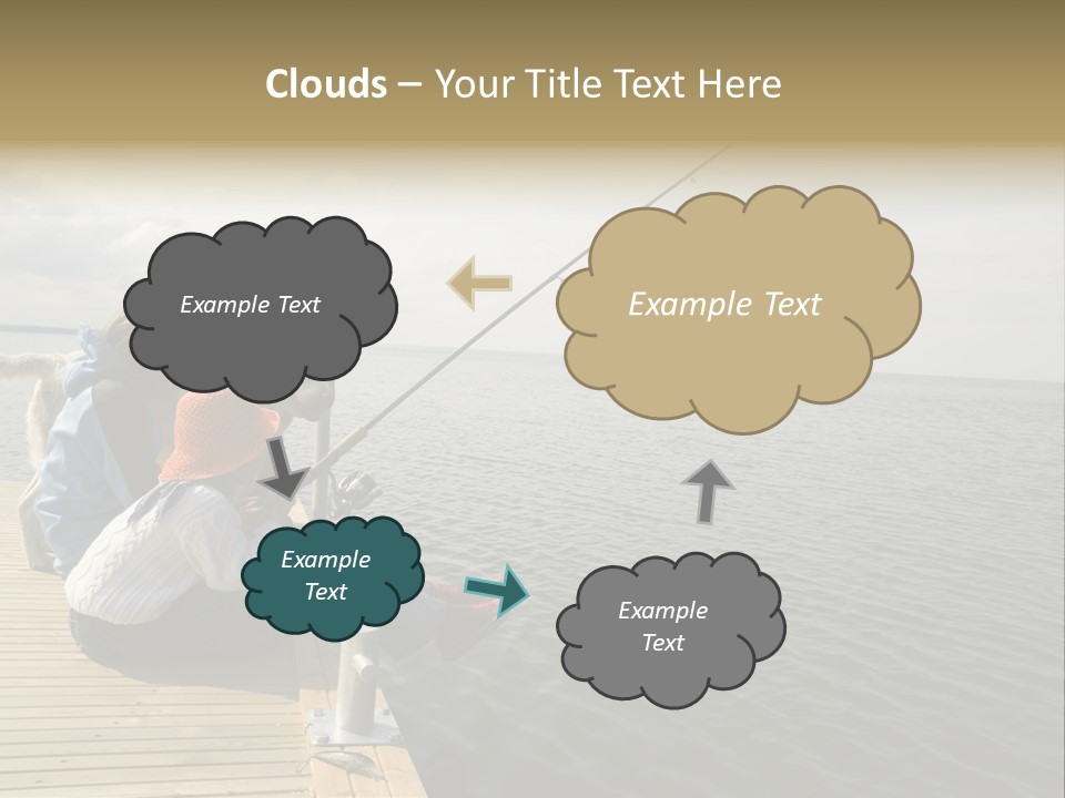 Family Fishing PowerPoint Template