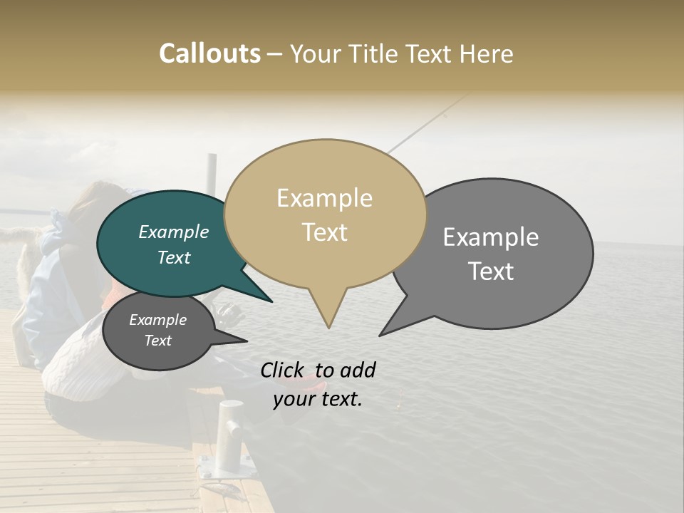 Family Fishing PowerPoint Template