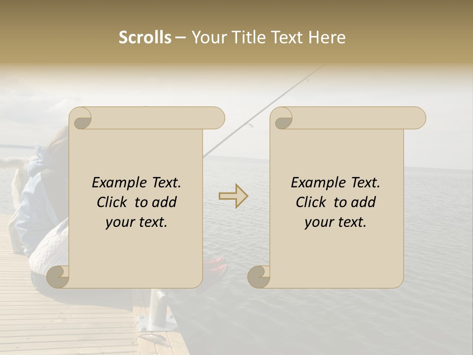 Family Fishing PowerPoint Template
