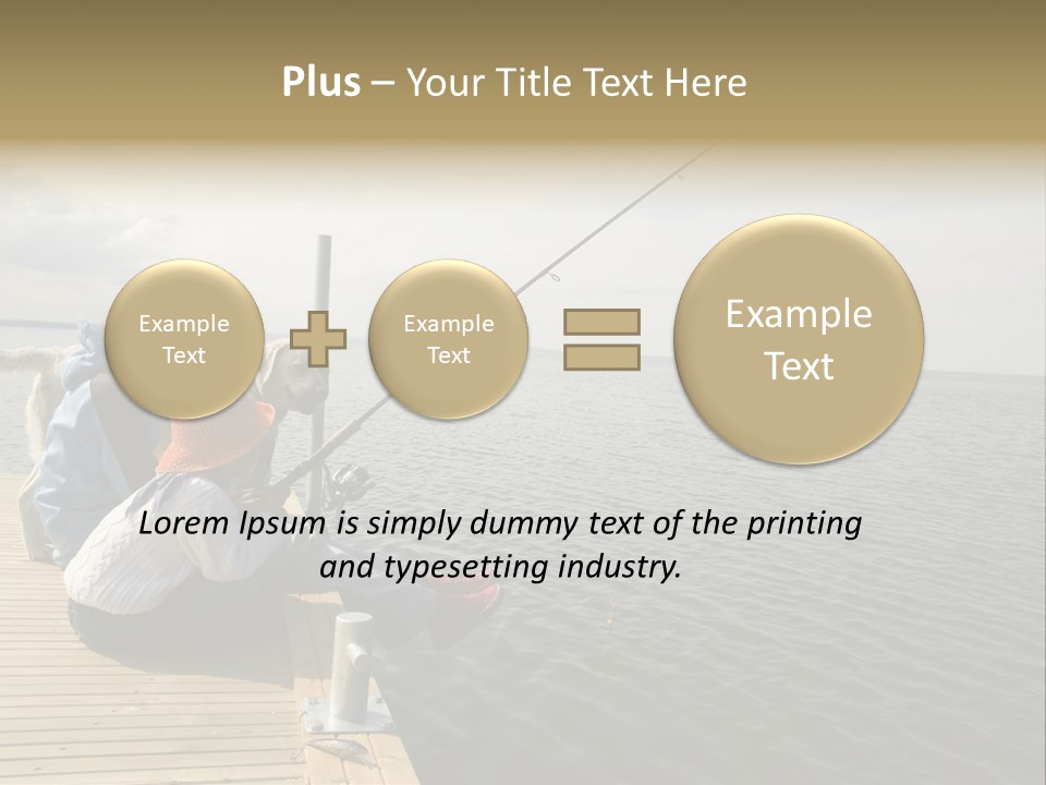 Family Fishing PowerPoint Template