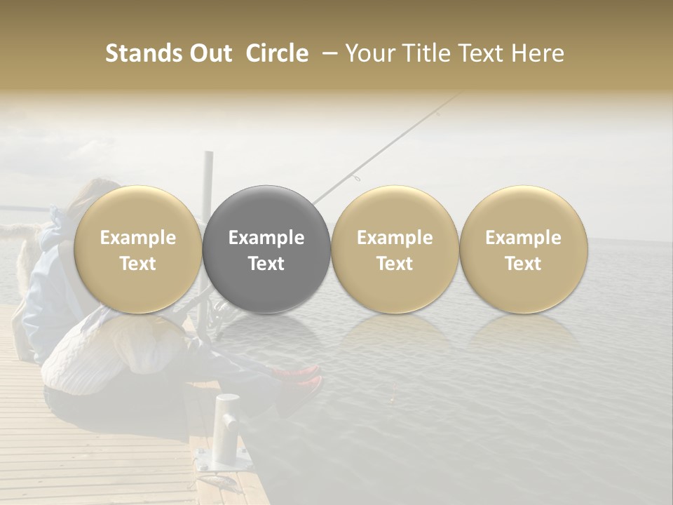 Family Fishing PowerPoint Template