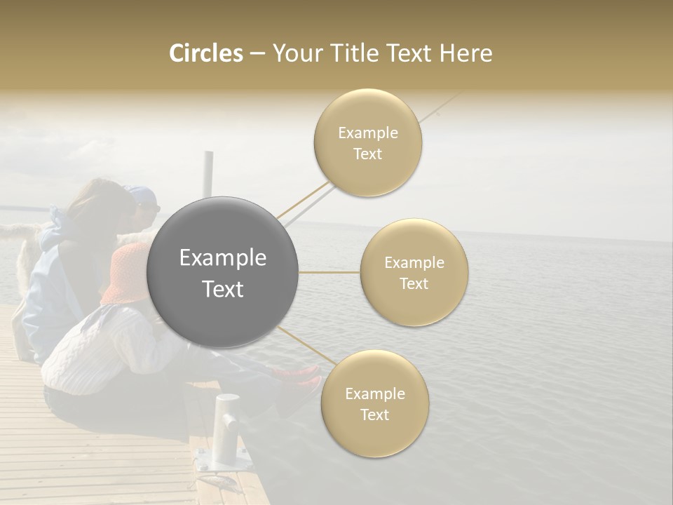 Family Fishing PowerPoint Template