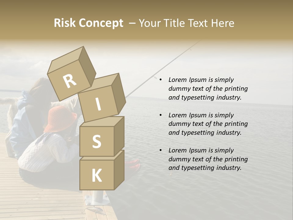 Family Fishing PowerPoint Template