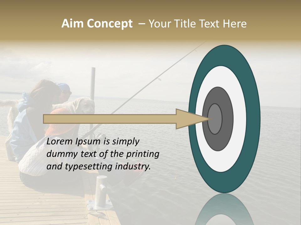 Family Fishing PowerPoint Template