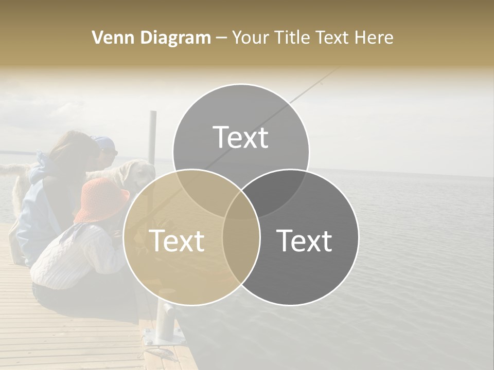 Family Fishing PowerPoint Template