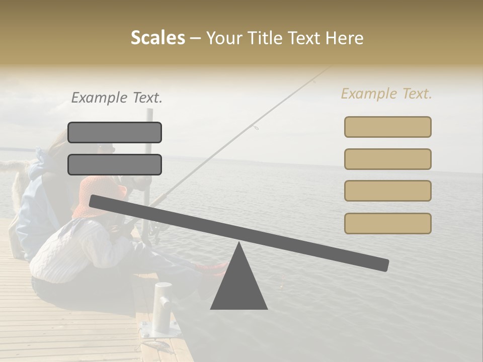 Family Fishing PowerPoint Template