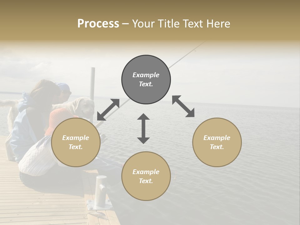 Family Fishing PowerPoint Template