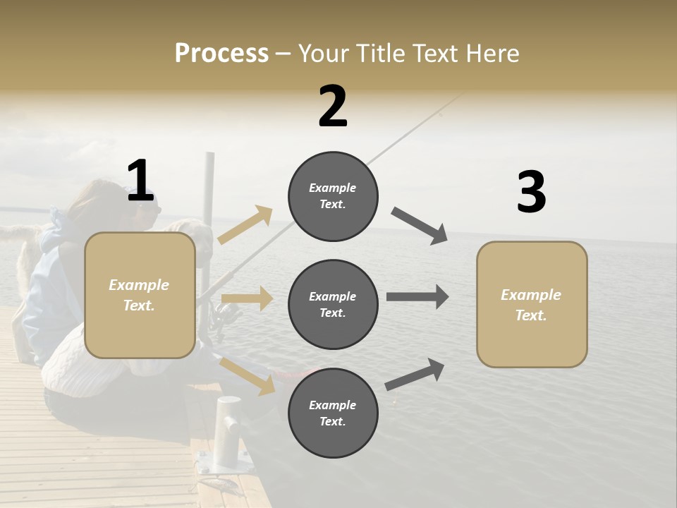 Family Fishing PowerPoint Template