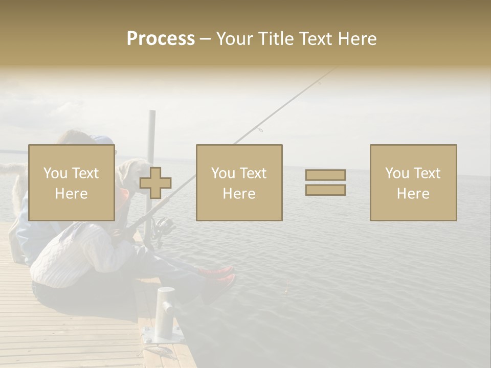 Family Fishing PowerPoint Template