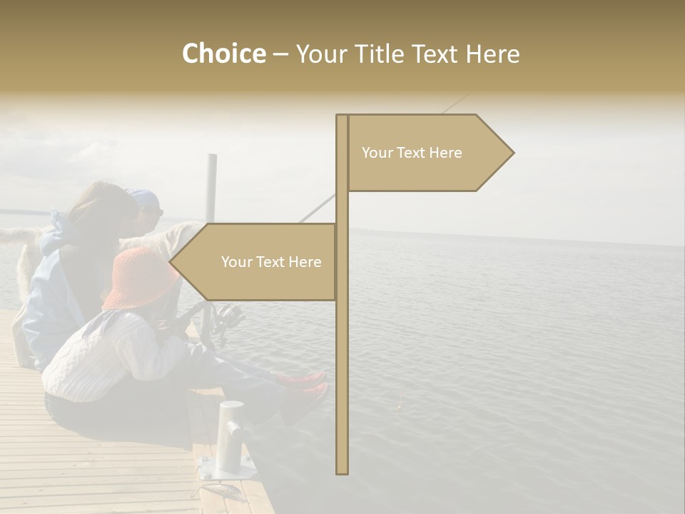 Family Fishing PowerPoint Template