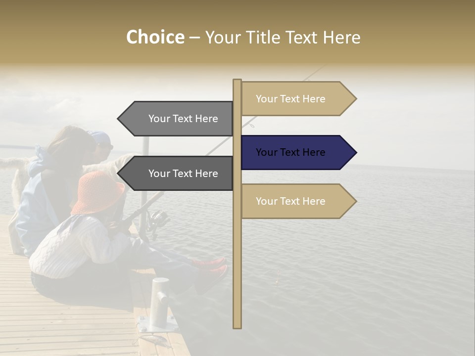 Family Fishing PowerPoint Template