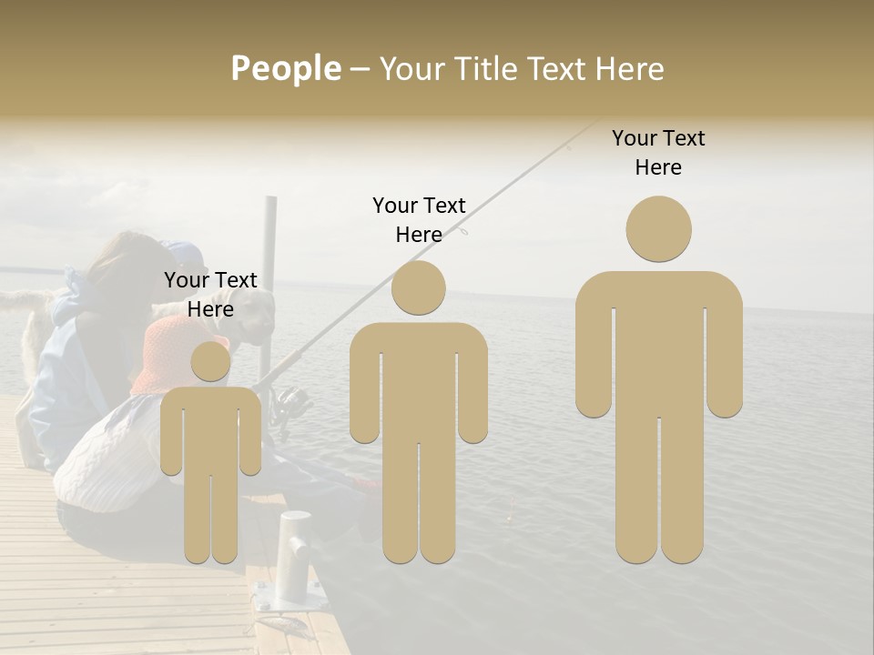 Family Fishing PowerPoint Template