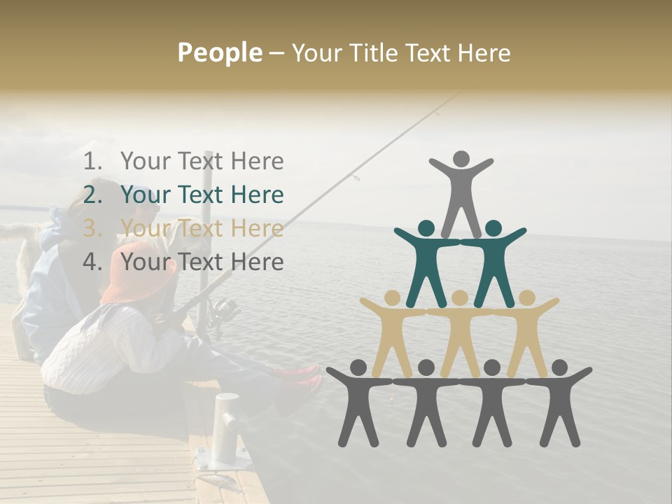 Family Fishing PowerPoint Template
